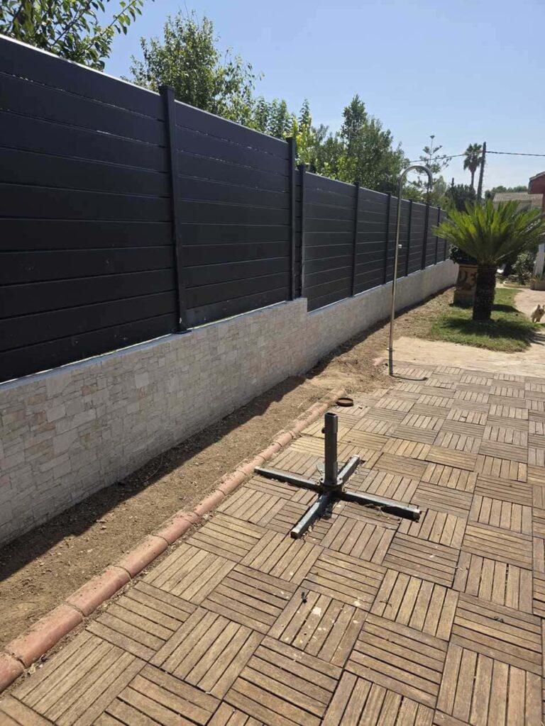 instalacion vallas de aluminio valencia